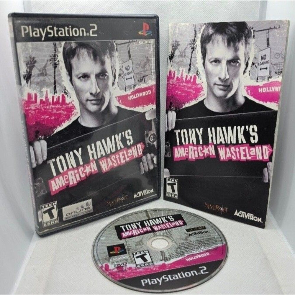 Tony Hawk's American Wasteland (Sony PlayStation 2, 2005) - Complete w/ Manual